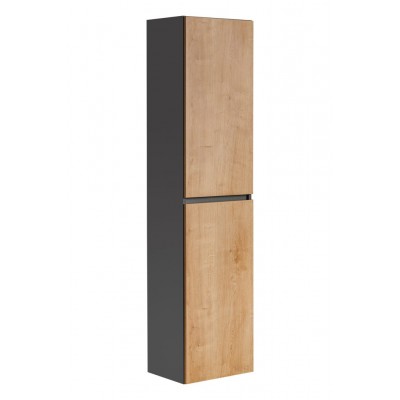 Vonios spintelė MONAKO-800 pakabinama (Grey Oak)